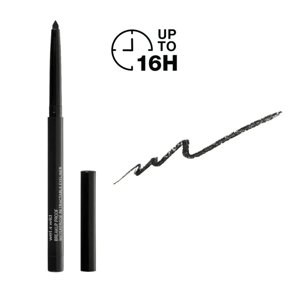 NWT WET N WILD Breakup Proof Waterproof Gel Eyeliner & Smoky Liner Brush Bundle